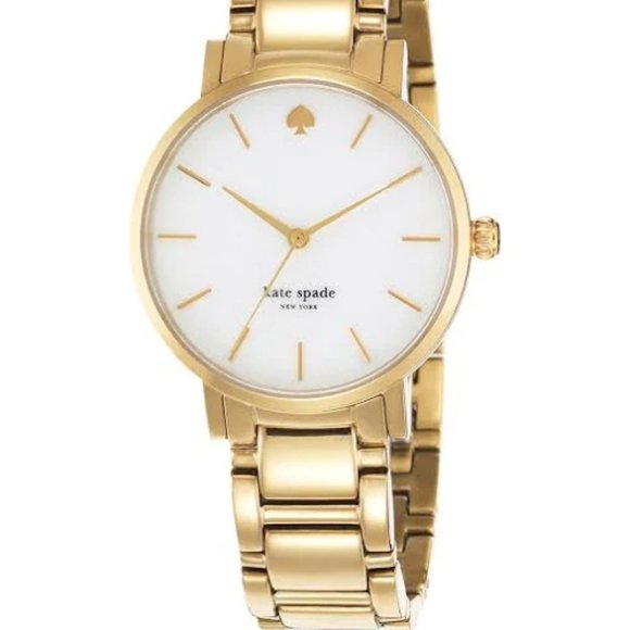 Kate Spade Kate Spade Gramercy Gold Stainless Steel Bracelet Watch